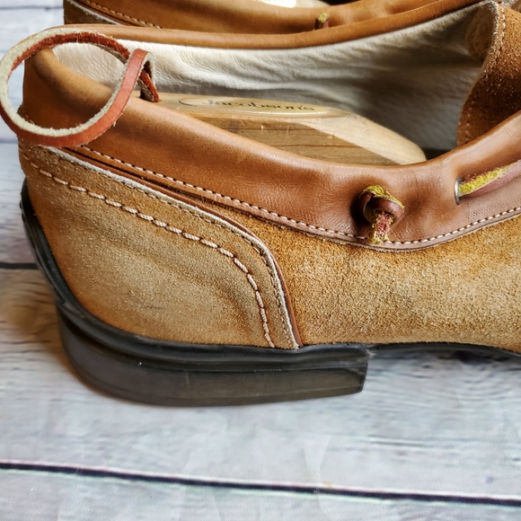 BACCO BUCCI MEN\'S LOAFERS SLIP-ON SHOES TAN TIE-UP SIZE 13 main image 11